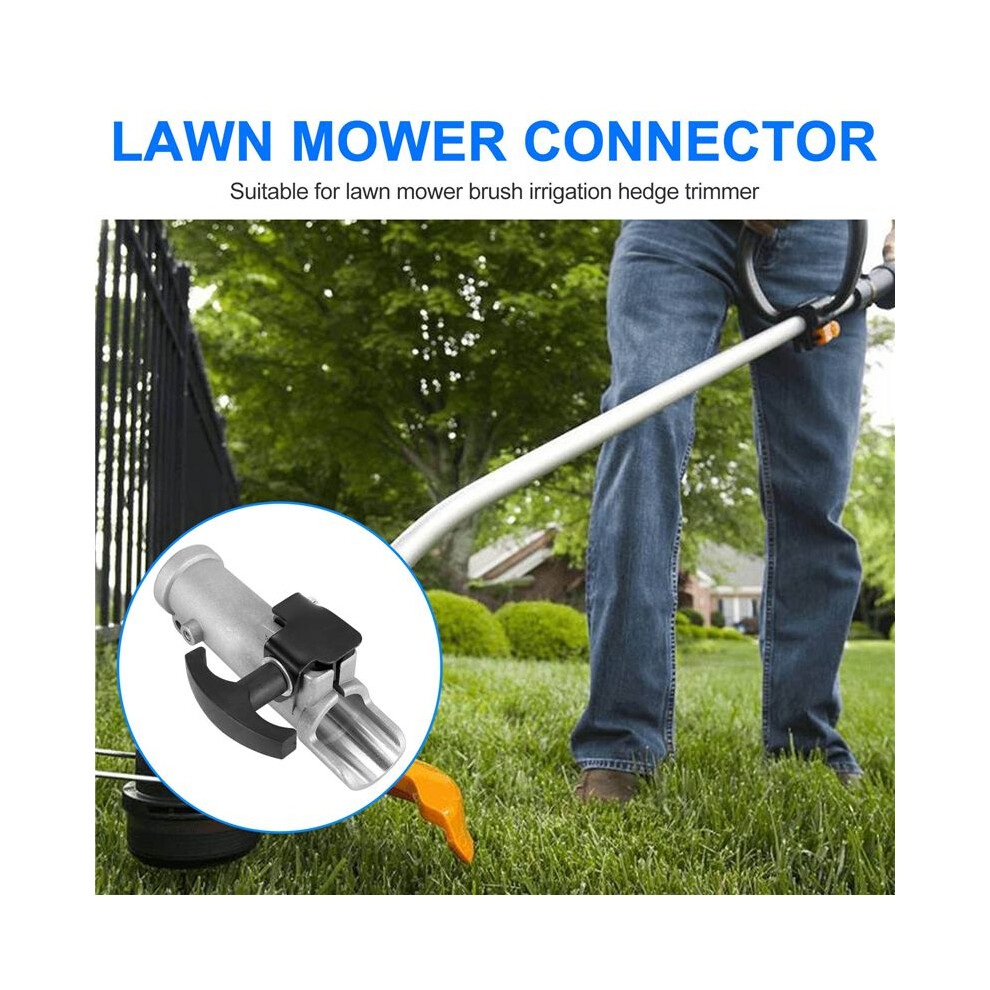 Shaft Connector Joining Clamp,Lawn Mower Brush Irrigation Hedge Trimmer Brush Cutter Accessories 26Mm 7 Spline 4712639175658