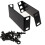 kenable 1U Rack Mount Data Cabinet Recessing Bracket with Cage Nuts 100mm Deep 1