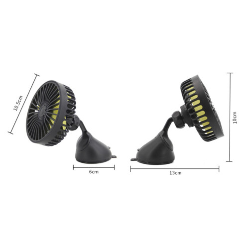 Ventilateur Aromathérapie Compact , Noir ABS USB 1