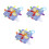 3Pièces Jouets Bébé Teething Sécurisé 4