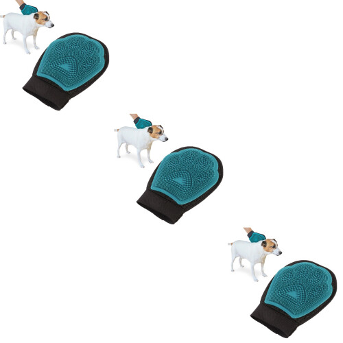 3Pièces De Massage Pour Éliminer Poils Lâches Animaux 1