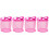 4Pièces Sac De Rangement En Rose Pour 5