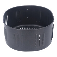5.5L Non-Stick Steel Fryer Basket, Black, 22.5x24.7x11.5cm