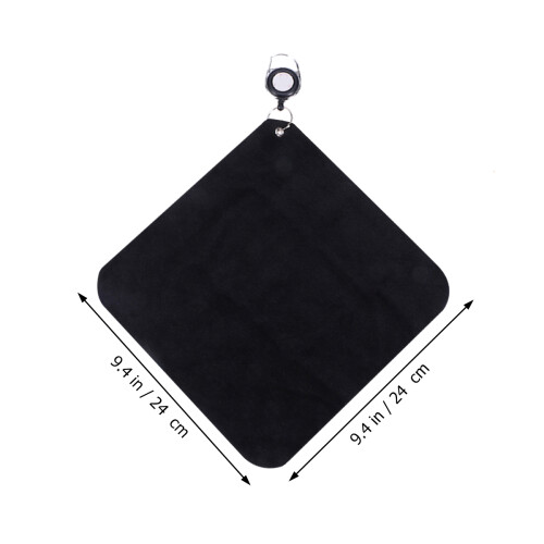 2Pièces Serviette De Sport En Coton Noir Avec 1