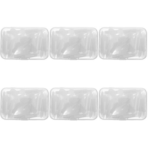 6Ensembles Pinceaux Silicone Usage Professionnel Voyage 2