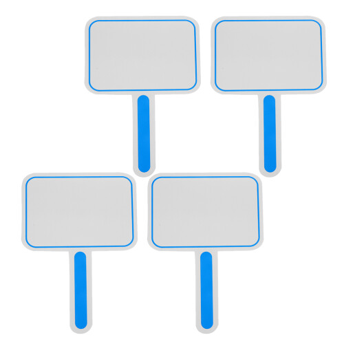 tableau effaçable 4 pièces avec outil pagaie pour vote, notation