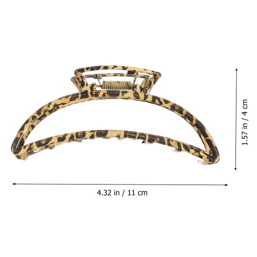 1Set Metall Haarclip Leopard , Haarklammer Für 1