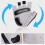 3Paires -Digits Noir Cyclisme Confortables Respirants 6