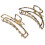 1Set Metall Haarclip Leopard , Haarklammer Für 9
