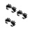 3Paires -Digits Noir Cyclisme Confortables Respirants 10