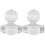 4Pcs Transparent Eye Shadow Stamper Press Tool for Blush & Highlighter 1