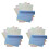 3Ensembles Lingettes Microfibres Multi-Usages Pour Verre Écrans 3