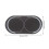 4Pièces Patchs Autocollants Batterie Double Pédale Noir Réutilisables 2