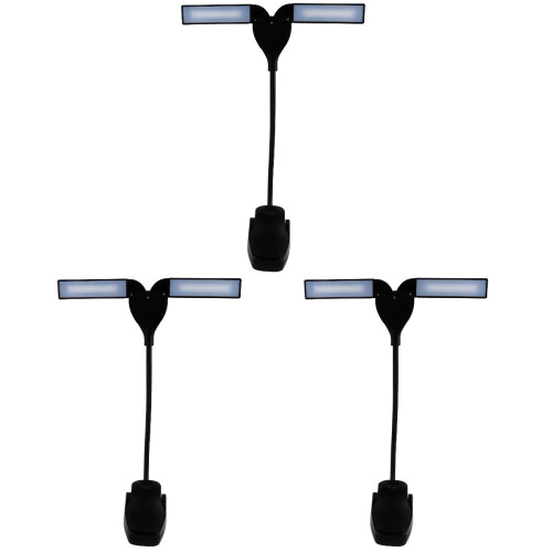 3Pièces Lampe Noire, Réglable, Tactile, USB Et Batterie 2
