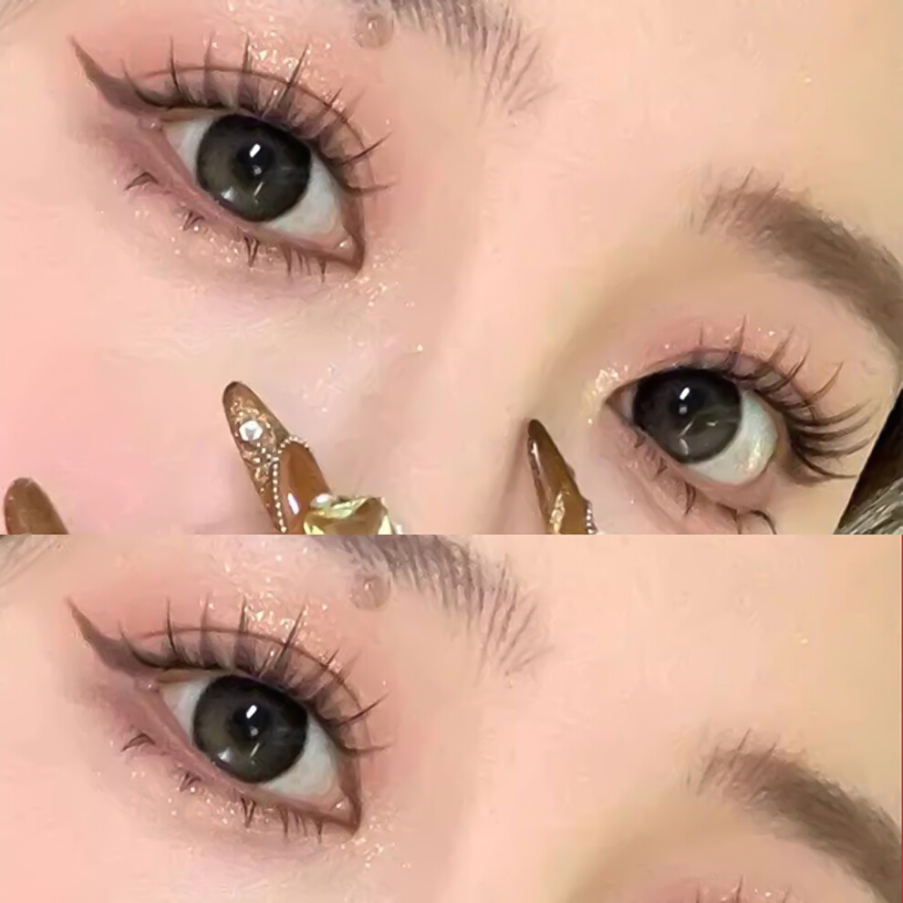 Creation-3C Anime C Curl Press-On Lashes, Natural & Lightweight