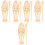 5Ensembles Instruments Musicaux Bébé En Bois Durable Beige 4