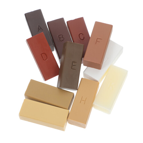 11Pièces Cire Résine Réparation Sol Bois Multi Usage Rapide Durable