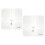 2Pcs Clear Multipurpose Quilting Templates for Patchwork Sewing Tools 1