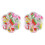 Boucles D'oreilles Enfants Clip Multicolores Fruit Cadeau Sûr 1