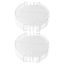 2St Wasdraad Voor Handwerk En Quilten, Wit Met Stevige Plastic Opslag