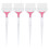 Hair Dye Applicator Professional Abs White 4pcs 1