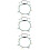 3Pièces Bracelet De Durable De Pied 8