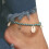 3Pièces Bracelet De Durable De Pied 10