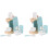 2Ensembles Jouet Machine Café En Bois Durable Pour Jeu D'enfant 2