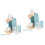 2Ensembles Jouet Machine Café En Bois Durable Pour Jeu D'enfant 4