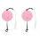 2Pièces Laisse Ajustable Pour , Rose, Confortable 4