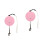 2Pièces Laisse Ajustable Pour , Rose, Confortable 5