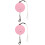 2Pièces Laisse Ajustable Pour , Rose, Confortable 6