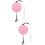 2Pièces Laisse Ajustable Pour , Rose, Confortable 8