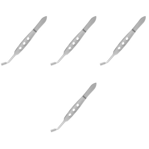 4Pièces Pince Expressor Meibomienne Acier Inoxydable Argent 2