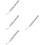 4Pièces Pince Expressor Meibomienne Acier Inoxydable Argent 6