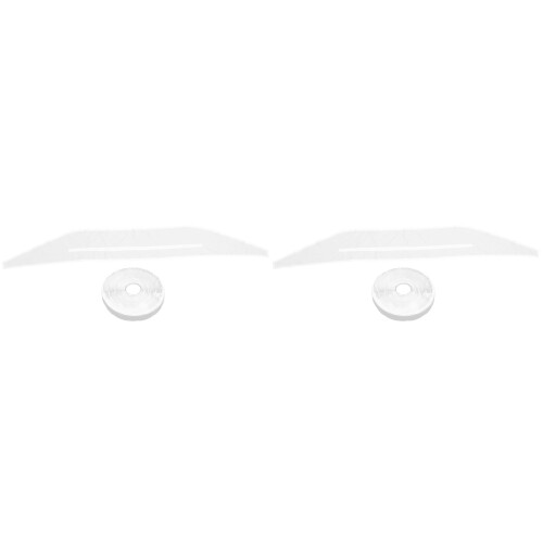 2Pièces Cache Ventilateur Perçage Adhésif 1