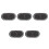 5Pièces Patch Protecteur Noir Durable Pour Double Pédale De Batterie 10