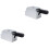 2Pièces Ciseau D'angle Argenté Ergonomique Pour Serrure Porte Bois 3