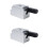 2Pièces Ciseau D'angle Argenté Ergonomique Pour Serrure Porte Bois 5