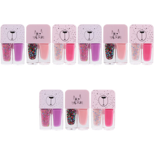 9Pièces Vernis Ongles Beauté Durable Variées DIY 2