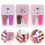 9Pièces Vernis Ongles Beauté Durable Variées DIY 10