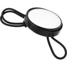 Black Round Diving Convex Mirror ABS Glass Side Mount Scuba Gear