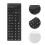 20Pièces Couverture Clavier Souple Protection Multilingue Noir 10