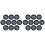 20Pièces Mini Thermomètre Hygromètre Noir Portable Usage 3
