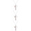 3Pièces Colliers Baseball Croix En Acier Inoxydable Colorés 8