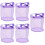 5Pièces Sac Coquillages Violet Mesh Pour Sorties 6