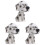3Pièces Accessoires Chien Multi Usage Décor Portable 3