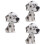 3Pièces Accessoires Chien Multi Usage Décor Portable 6