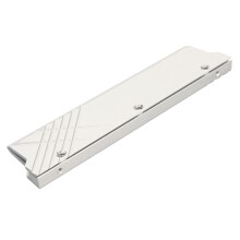 Aluminium Alloy DDR5 Memory Water Cooling Heatsink - Silver 134x34x8mm