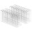 50-Pack Audio Cassette Storage Cases - Clear Plastic Cassette Tape Cases Box- Audio Storage Replacement Boxes 1